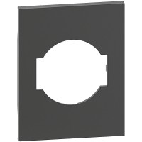 BTicino Living now чёрный лицевая панель для розеток 2К+З немецкого/итальянского стандарта 3 мод KG03M3 фото