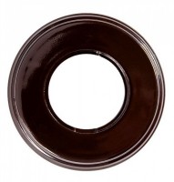 Bironi Шедель керамика коричневый рамка 1-ая (скрытый и накладной монтаж) BF2-610-02 фото