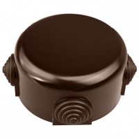 Bironi Ришелье пластик коричневый распределительная коробка 90мм (4 ввода в комплекте) R1-523-22-K фото