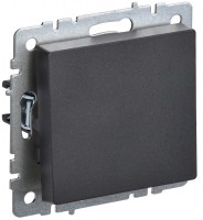 IEK Brite Base чёрный выключатель 1-клавишный 10А BR-V10-0-10-K02 фото