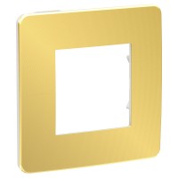 Unica Studio золото / белая рамка 1-ная NU280259 фото