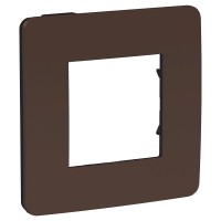 Unica Studio шоколад / антрацит рамка 1-ная NU280217 фото