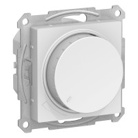Systeme Electric AtlasDesign белый светорегулятор (диммер) повор-нажим, LED, RC, 400Вт, механизм ATN000123 фото