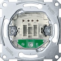 Schneider Electric Merten Механизм QuickFlex Выключателя кнопочного 10А зам.+с подсвет. сигнал. контакт MTN3760-0000 фото