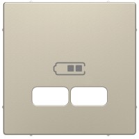 Merten D-Life Сахара Накладка центральная для USB Механизма 2,1А MTN4367-6033 фото