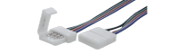 SWG Коннектор для ленты RGB  для подключения к БП (ширина 10 мм,длина провода 15 см ) 4pin-10mm30mm-1 фото
