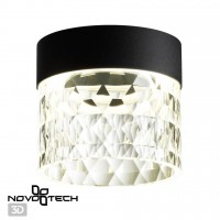 Novotech 358998 OVER NT23 000 черный Светильник накладной светодиодный IP20 LED 4000K 10W 85-265V AURA 358998 фото