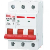 Horoz Electric 114-002-3006 3P 6A C 4.5kA 400V Миниатюрный Автоматический Выключатель SAFE (MCB 3P C6) HRZ00002637 фото