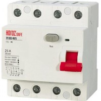Horoz Electric 114-003-4025 4P 25A 30mA 400V Выключатель Остаточного Тока SAFE (RCCB 4P 25) HRZ00002650 фото