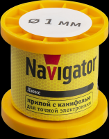 Navigator Припой 93 082 NEM-Pos02-61K-1-K100 (ПОС-61, катушка, 1 мм, 100 гр) 93082 фото