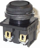 Электротехник КЕ-181 У2 исп.2, черный, 1з+1р, цилиндр, IP54, 10А ,660В, выключатель кнопочный  (ЭТ) ET529368 фото