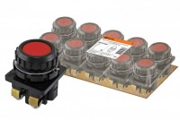 TDM Выключатель кнопочный КЕ 011-У2 исп.3 красный 2р 10A 660B IP40 SQ0753-0007 фото