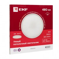 EKF Connect Умный потолочный светильник 480 мм sclwf-480-cct фото
