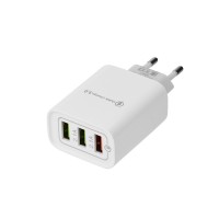 Сетевое зарядное устройство для iPhone/iPad 3 x USB, 5V, 3 А + 1 А + 1 А, белое Rexant 16-0277 фото