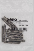 Felo Бита крестовая серия Industrial PH 2X50, 10 шт 03202510 03202510 фото