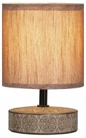 Rivoli Настольная лампа Eleanor 7070-502 1 * Е14 40 Вт керамика кофейная Б0057270 фото