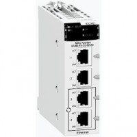 Schneider Electric Модуль ETHERNET-IP и Modbus TCP, 1x10/100Base-T/TX BMXNOC0401 фото