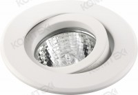 Comtech PROTEI Светильник точечный алюминиевый поворотн,50W, ГЛН/LED G5.3, IP20, 12V,бел мат 15044555 фото