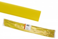 TDM Термоусаживаемая трубка ТУТнг 40/20 желтая по 1м (25 м/упак) SQ0518-0293 фото