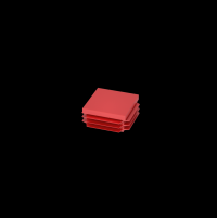 КМ-Профиль Заглушка для страт-профиля 41х41 мм RAL 3020 Красный LO9901 фото