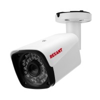 Цилиндрическая уличная камера AHD 5.0 Мп 2592x1944, объектив 3.6 мм, ИК до 30 м Rexant 45-0140 фото