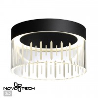 Novotech 359004 OVER NT23 000 черный Светильник накладной светодиодный IP20 LED 4000K 18W 85-265V AURA 359004 фото