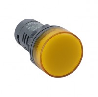 Systeme Electric Сигнальная лампа SB7 моноблочная 22мм желтая LED 24В DC SB7EV08BP фото