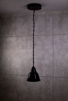 Bironi кампана керамика чёрный светильник на витом проводе (цвет черный), 1 плафон, 73/119 BS1-11-0303/73/119 фото