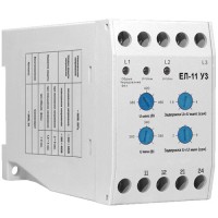 Электротехник ЕЛ-11 У3, 400В, 3А, 1з+1р, IP20, реле контроля трехфазного напряжения  (ЭТ) ET005071 фото