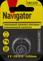 Navigator Элемент питания 93 825 NBT-CR1220-BP1 93825 фото