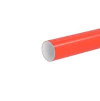 DKC Труба гладкостенная двухслойная полимерная д. 140мм толщ. 10,9 мм, SN48 отрезок 12м, цвет красный 214010912SN48 фото