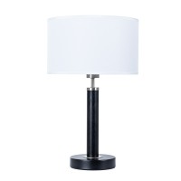 Arte Lamp A5029LT-1SS ROBERT Настольная лампа E27 черный/серебро/белый текстиль A5029LT-1SS фото