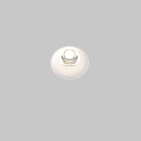 Maytoni Встраиваемый светильник Round 4000K 7W 60° Белый DL058-7W4K-TRS-W фото