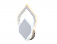 Ambrella Настенный светодиодный светильник с выключателем FA566 WH/S белый/песок LED 3000K/6400K 24W 200*200*60 FA566 фото