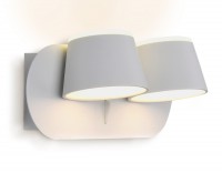 Ambrella Настенный светодиодный светильник с выключателем FW171/2 WH/S белый/песок LED 3000K 20W 230*100*140 FW171 фото
