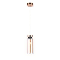 Ambrella Подвесной светильник со сменной лампой TR3571 GD/TI золото/янтарь E14 max 40W D100*1050 TR3571 фото