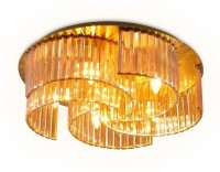 Ambrella Потолочный светильник TR5207/6 GD/TI золото/янтарь E27/6 max 40W D600*180 TR5207 фото