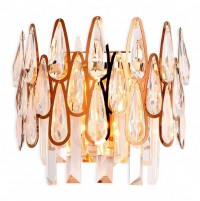 Ambrella Настенный светильник с хрусталем TR5269/2 GD/CL золото/прозрачный E14/2 max 40W 240*230*140 TR5269 фото