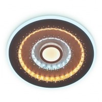 Ambrella Потолочный светодиодный светильник с пультом FA253 CF кофе 112W D490*60 (ПДУ РАДИО 2.4) FA253 фото