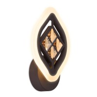 Ambrella Настенный светодиодный светильник с хрусталем FA278 CF/TI кофе/янтарь 12W 240*170*60 FA278 фото