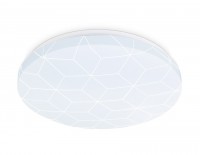 Ambrella Потолочный светодиодный светильник FZ1035 WH белый 21W 6400K D320*55 (Без ПДУ) FZ1035 фото