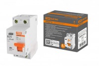 TDM Автоматический выключатель дифференциального тока АВДТ 32 2P(1P+N) B25А 30мА 4,5кА тип АС SQ0202-0521 фото