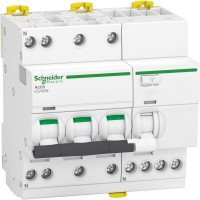 Schneider Electric  Выключатель автоматический дифференциального тока iCV40 3P+N 6кА 20A B 30мA тип AC A9DH3720 фото