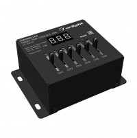 Arlight Контроллер SMART-DMX-CONSOLE-DIN (5-12V, 6CH, XLR3) (IP20 Металл, 5 лет) 033759 фото