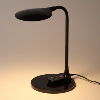 ЭРА Настольный светильник NLED-498-10W-BK светодиодный с основанием черный Б0052775 фото